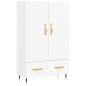 vidaXL Aparador alto madera de ingeniería blanco 69,5x31x115 cm vidaXL Aparador alto madera de ingeniería blanco 69,5x31x115 cm