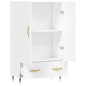 vidaXL Aparador alto madera de ingeniería blanco 69,5x31x115 cm vidaXL Aparador alto madera de ingeniería blanco 69,5x31x115 cm
