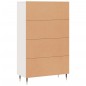 vidaXL Aparador alto madera de ingeniería blanco 69,5x31x115 cm vidaXL Aparador alto madera de ingeniería blanco 69,5x31x115 cm