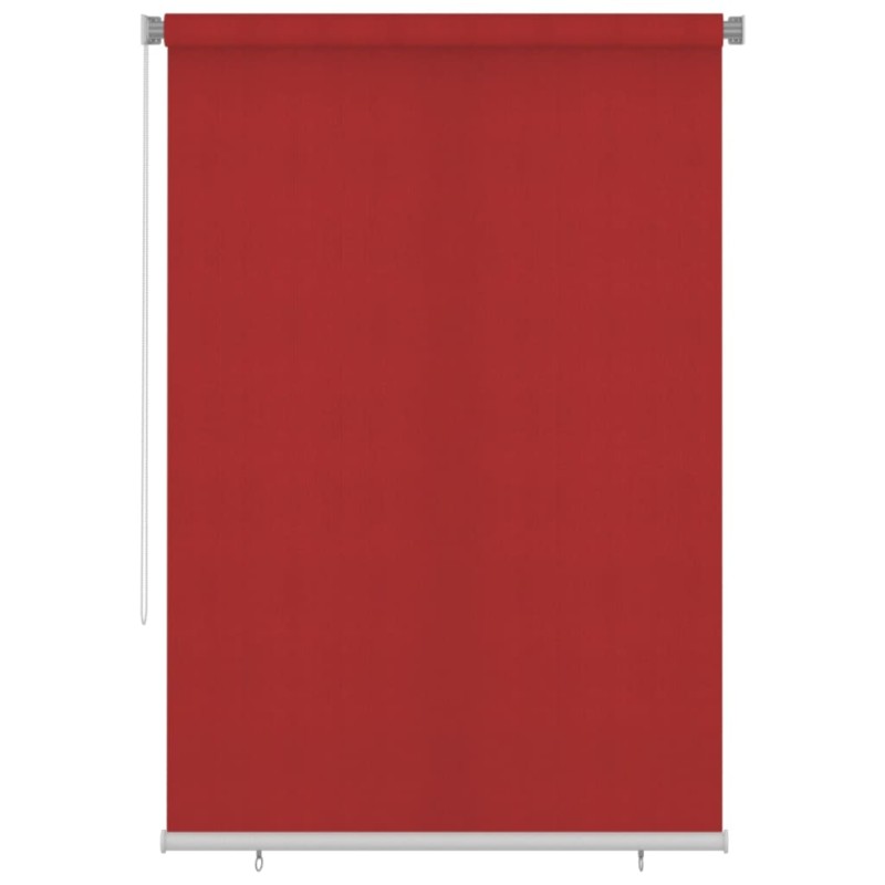 vidaXL Persiana enrollable de jardín HDPE rojo 160x230 cm vidaXL Persiana enrollable de jardín HDPE rojo 160x230 cm