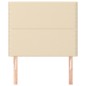 vidaXL Cabeceros 2 unidades de tela color crema 100x5x78/88 cm vidaXL Cabeceros 2 unidades de tela color crema 100x5x78/88 cm