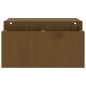 vidaXL Soporte de monitor madera maciza pino marrón miel 70x27,5x15 cm vidaXL Soporte de monitor madera maciza pino marrón miel 70x27,5x15 cm