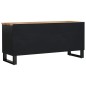 vidaXL Mueble de TV madera acacia y madera contrachapada 100x33x46 cm vidaXL Mueble de TV madera acacia y madera contrachapada 100x33x46 cm