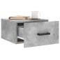 vidaXL Mesitas de noche de pared 2 uds color gris hormigón 35x35x20 cm vidaXL Mesitas de noche de pared 2 uds color gris hormigón 35x35x20 cm