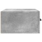 vidaXL Mesitas de noche de pared 2 uds color gris hormigón 35x35x20 cm vidaXL Mesitas de noche de pared 2 uds color gris hormigón 35x35x20 cm