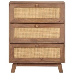 vidaXL Aparador de madera maciza de mango 61x35x76 cm