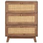 vidaXL Aparador de madera maciza de mango 61x35x76 cm vidaXL Aparador de madera maciza de mango 61x35x76 cm