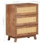 vidaXL Aparador de madera maciza de mango 61x35x76 cm vidaXL Aparador de madera maciza de mango 61x35x76 cm