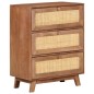 vidaXL Aparador de madera maciza de mango 61x35x76 cm vidaXL Aparador de madera maciza de mango 61x35x76 cm