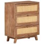 vidaXL Aparador de madera maciza de mango 61x35x76 cm vidaXL Aparador de madera maciza de mango 61x35x76 cm