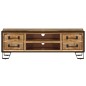 vidaXL Mueble para la TV con cajones madera mango maciza 120x30x40 cm 