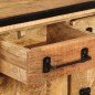 vidaXL Mueble para la TV con cajones madera mango maciza 120x30x40 cm 