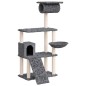 vidaXL Rascador para gatos con postes de sisal gris oscuro 131 cm vidaXL Rascador para gatos con postes de sisal gris oscuro 131 cm