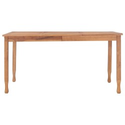vidaXL Mesa de comedor de jardín madera maciza de teca 150x90x75 cm