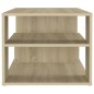 vidaXL Mesa de centro madera contrachapada roble Sonoma 100x50x40 cm vidaXL Mesa de centro madera contrachapada roble Sonoma 100x50x40 cm