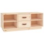 vidaXL Mueble de TV de madera maciza de pino 100x34x40 cm
