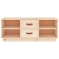 vidaXL Mueble de TV de madera maciza de pino 100x34x40 cm