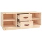 vidaXL Mueble de TV de madera maciza de pino 100x34x40 cm