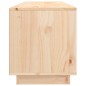 vidaXL Mueble de TV de madera maciza de pino 100x34x40 cm