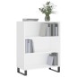 vidaXL Estantería madera de ingeniería blanco 69,5x32,5x90 cm vidaXL Estantería madera de ingeniería blanco 69,5x32,5x90 cm