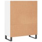 vidaXL Estantería madera de ingeniería blanco 69,5x32,5x90 cm vidaXL Estantería madera de ingeniería blanco 69,5x32,5x90 cm