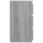 vidaXL Mesita de noche madera contrachapada gris Sonoma 40x35x62,5 cm vidaXL Mesita de noche madera contrachapada gris Sonoma 40x35x62,5 cm