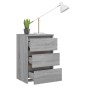 vidaXL Mesita de noche madera contrachapada gris Sonoma 40x35x62,5 cm vidaXL Mesita de noche madera contrachapada gris Sonoma 40x35x62,5 cm