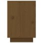 vidaXL Mesita de noche madera maciza de pino marrón miel 50x34x50 cm vidaXL Mesita de noche madera maciza de pino marrón miel 50x34x50 cm