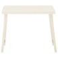 vidaXL Mesa y sillas bistró de jardín plegables 3 pzas plástico blanco vidaXL Mesa y sillas bistró de jardín plegables 3 pzas plástico blanco