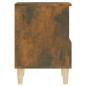 vidaXL Mesita de noche roble ahumado 40x35x50 cm vidaXL Mesita de noche roble ahumado 40x35x50 cm