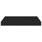 vidaXL Estantes flotantes de pared 2 uds MDF negro 40x23x3,8 cm vidaXL Estantes flotantes de pared 2 uds MDF negro 40x23x3,8 cm