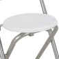 vidaXL Mesa y taburetes de cocina y estantes de madera y acero blanco vidaXL Mesa y taburetes de cocina y estantes de madera y acero blanco