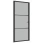 vidaXL Puerta interior de vidrio y aluminio negro mate 93x201,5 cm vidaXL Puerta interior de vidrio y aluminio negro mate 93x201,5 cm