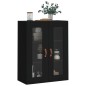 vidaXL Armario de pared negro 69,5x34x90 cm vidaXL Armario de pared negro 69,5x34x90 cm