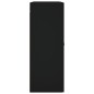 vidaXL Armario de pared negro 69,5x34x90 cm vidaXL Armario de pared negro 69,5x34x90 cm