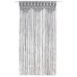 vidaXL Cortina de macramé algodón gris antracita 140x240 cm vidaXL Cortina de macramé algodón gris antracita 140x240 cm