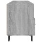 vidaXL Mueble de TV madera contrachapada gris Sonoma 102x35x50 cm