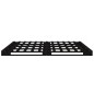 vidaXL Cama de palets madera maciza pino negra 120x190 cm vidaXL Cama de palets madera maciza pino negra 120x190 cm