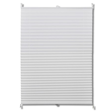 Plisse Persiana Blanco Cortina Plisada 50X125cm