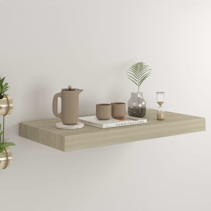 vidaXL Estante flotante de pared MDF color roble 50x23x3,8 cm vidaXL Estante flotante de pared MDF color roble 50x23x3,8 cm