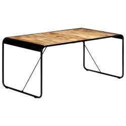 vidaXL Mesa de comedor madera maciza de mango en bruto 180x90x76 cm
