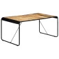 vidaXL Mesa de comedor madera maciza de mango en bruto 180x90x76 cm vidaXL Mesa de comedor madera maciza de mango en bruto 180x90x76 cm