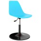 vidaXL Sillas de comedor giratorias 2 unidades PP azul vidaXL Sillas de comedor giratorias 2 unidades PP azul