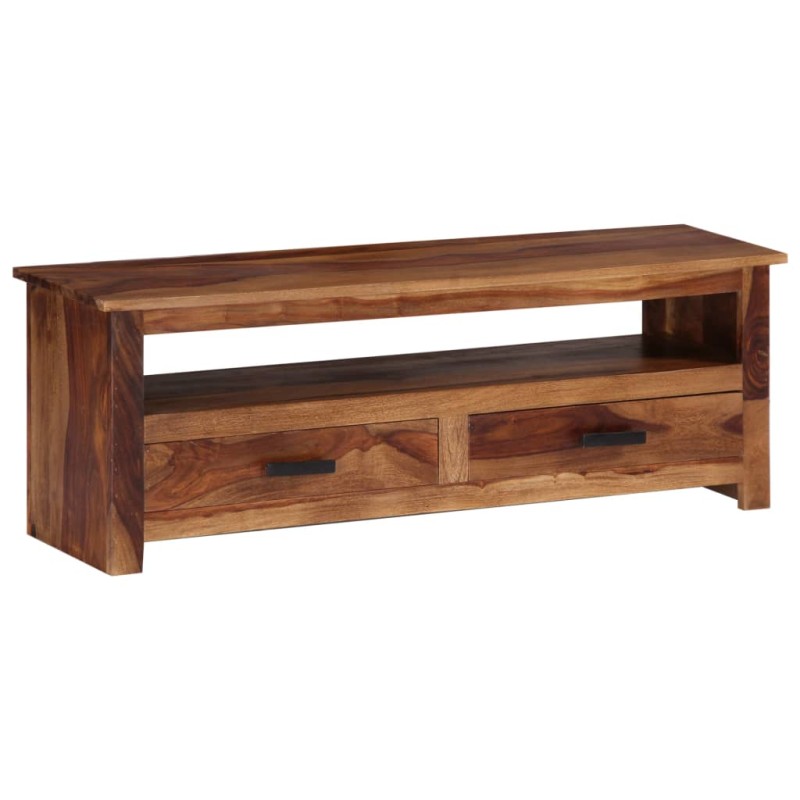 vidaXL Mueble de TV madera maciza de Sheesham 118x30x40 cm vidaXL Mueble de TV madera maciza de Sheesham 118x30x40 cm