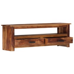 vidaXL Mueble de TV madera maciza de Sheesham 118x30x40 cm