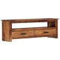 vidaXL Mueble de TV madera maciza de Sheesham 118x30x40 cm vidaXL Mueble de TV madera maciza de Sheesham 118x30x40 cm