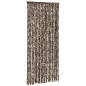 vidaXL Cortina mosquitera chenilla marrón y blanco 90x220 cm vidaXL Cortina mosquitera chenilla marrón y blanco 90x220 cm