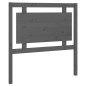 vidaXL Cabecero de cama madera maciza de pino gris 95,5x4x100 cm