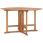 vidaXL Mesa de comedor de jardín plegable teca maciza 110x110x75 cm vidaXL Mesa de comedor de jardín plegable teca maciza 110x110x75 cm