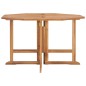 vidaXL Mesa de comedor de jardín plegable teca maciza 110x110x75 cm vidaXL Mesa de comedor de jardín plegable teca maciza 110x110x75 cm